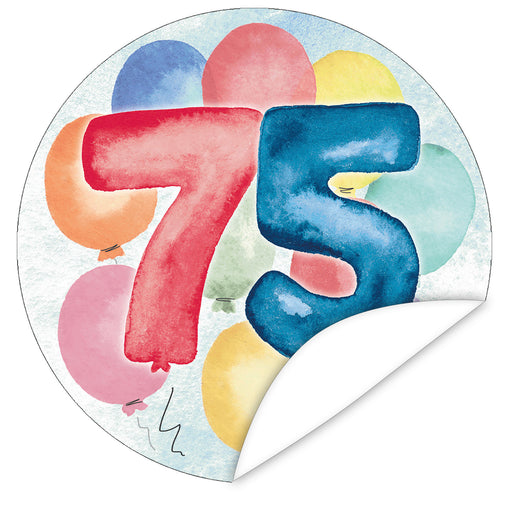 Aufkleber-75-Zahlen-Aquarell