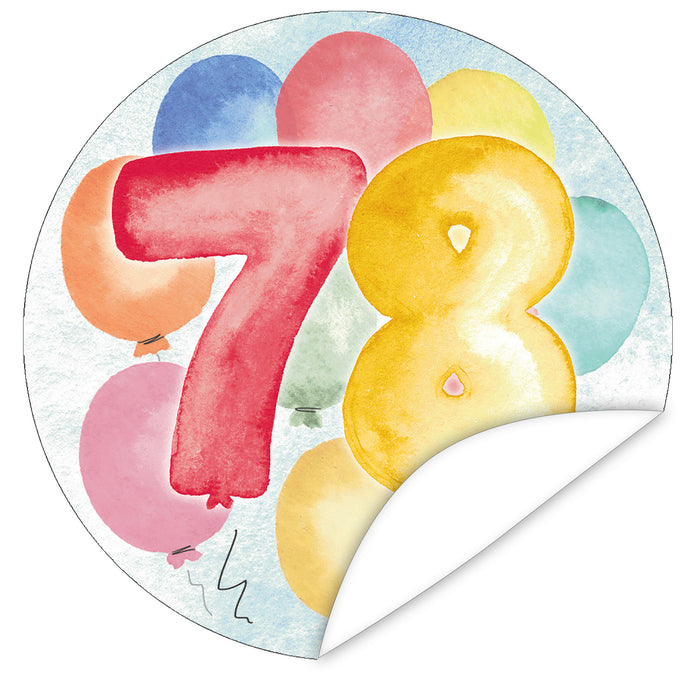 Aufkleber-78-Zahlen-Aquarell