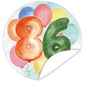 Aufkleber-86-Zahlen-Aquarell