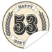 Aufkleber-53-Zahl-Klassik