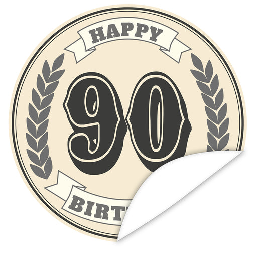 Aufkleber-90-Zahl-Klassik