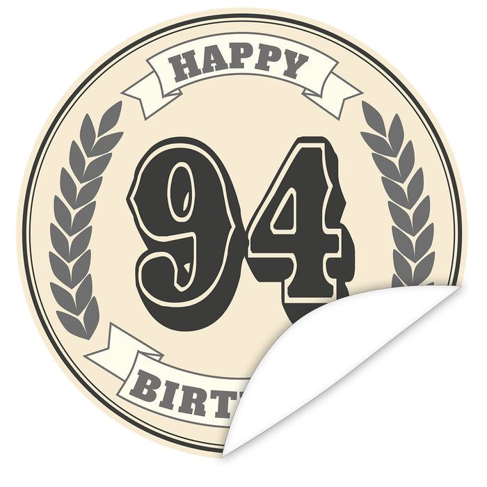 Aufkleber-94-Zahl-Klassik