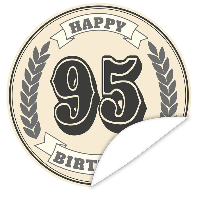 Aufkleber-95-Zahl-Klassik