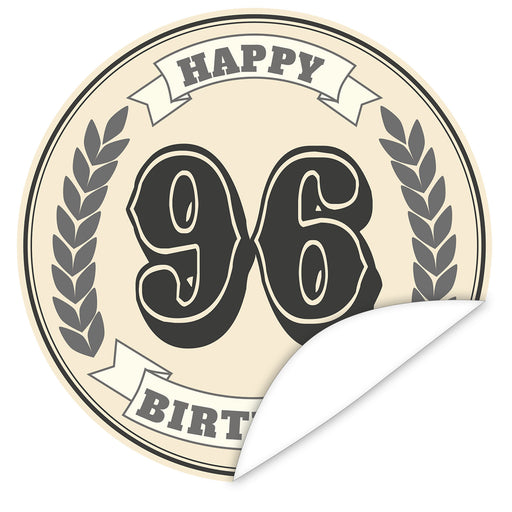 Aufkleber-96-Zahl-Klassik