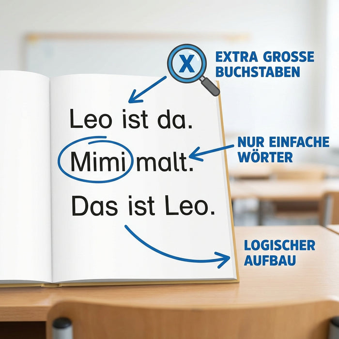 Meine Fibel Lesebuch 1. Klasse - 143 Seiten zur Förderung der Lesekompetenz