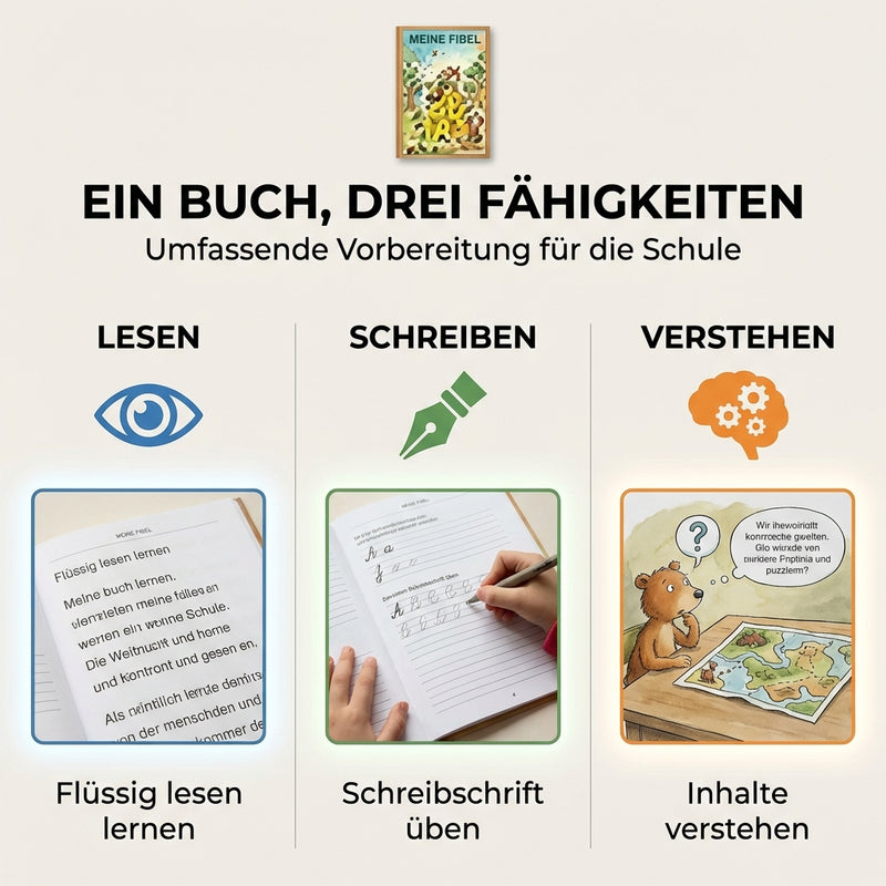 Meine Fibel Lesebuch 1. Klasse - 143 Seiten zur Förderung der Lesekompetenz
