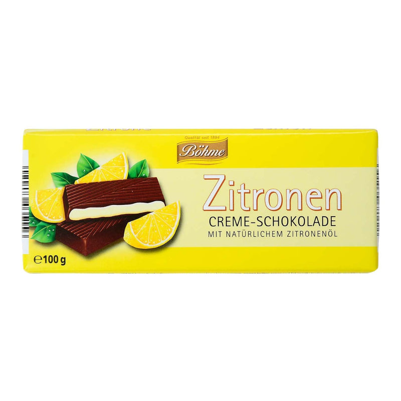 Böhme Zitronen-Creme-Schokolade - Vollmilch - frisch & fruchtig 100g