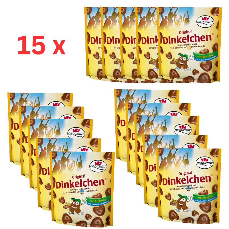 15x Dinkelchen mini Vollmilch Dr. Quendt à 10g