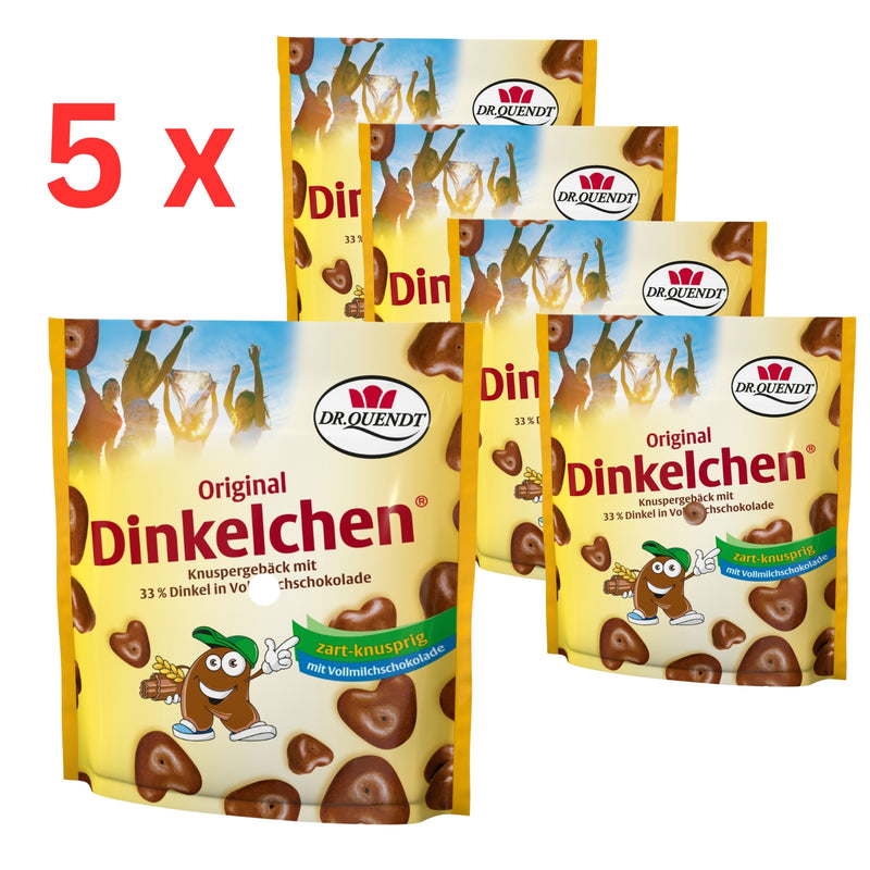 5x Mini-Dinkelchen Vollmilch Dr. Quendt à 10g