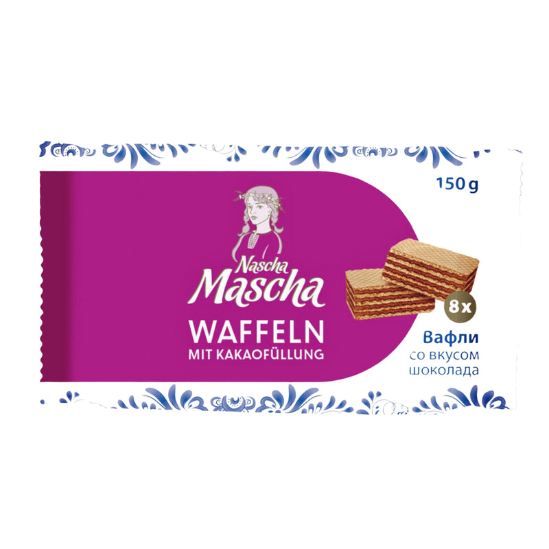 Nascha Mascha Waffeln mit Kakaocremefüllung 150 g