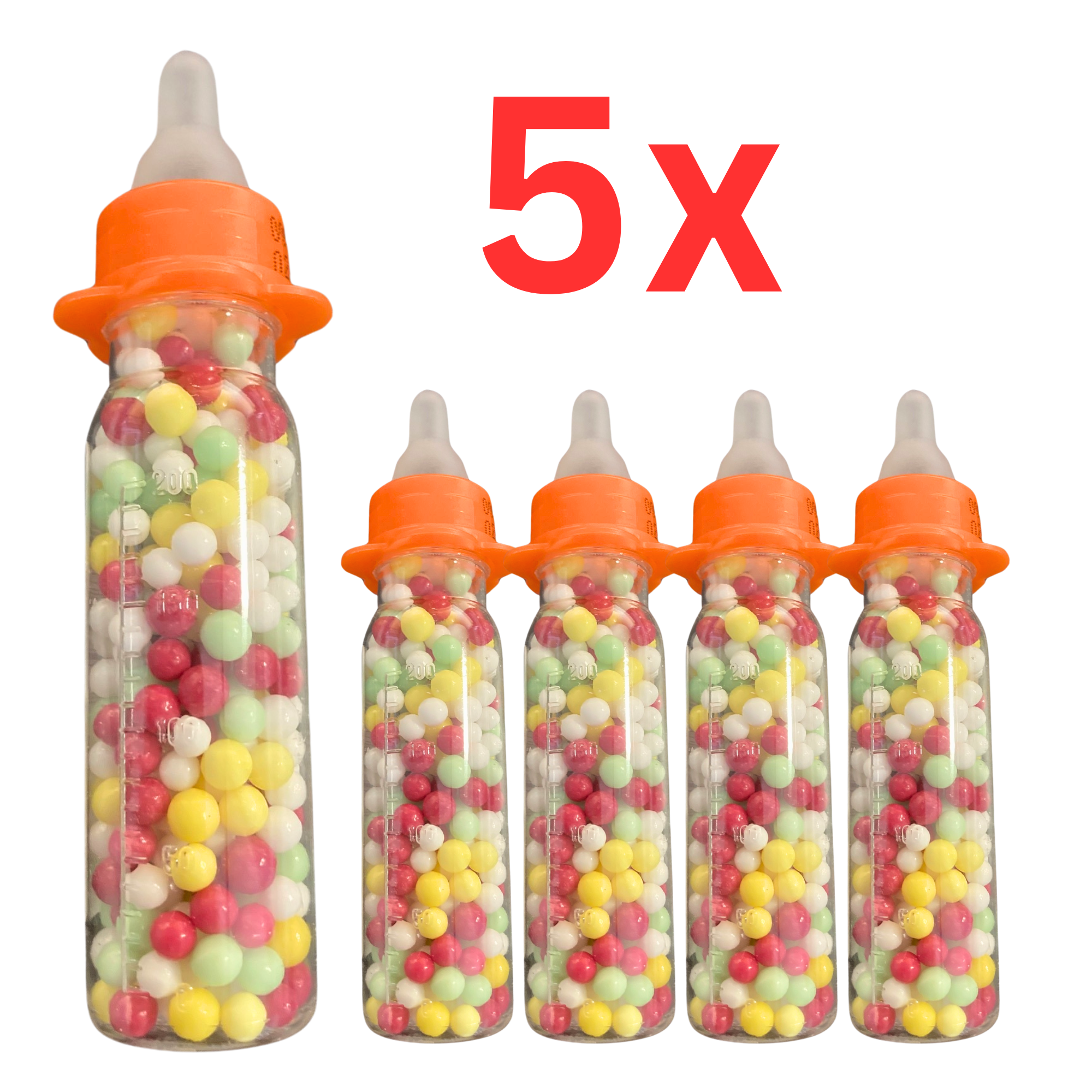 5x Liebesperlen im Babyfläschchen à 30g