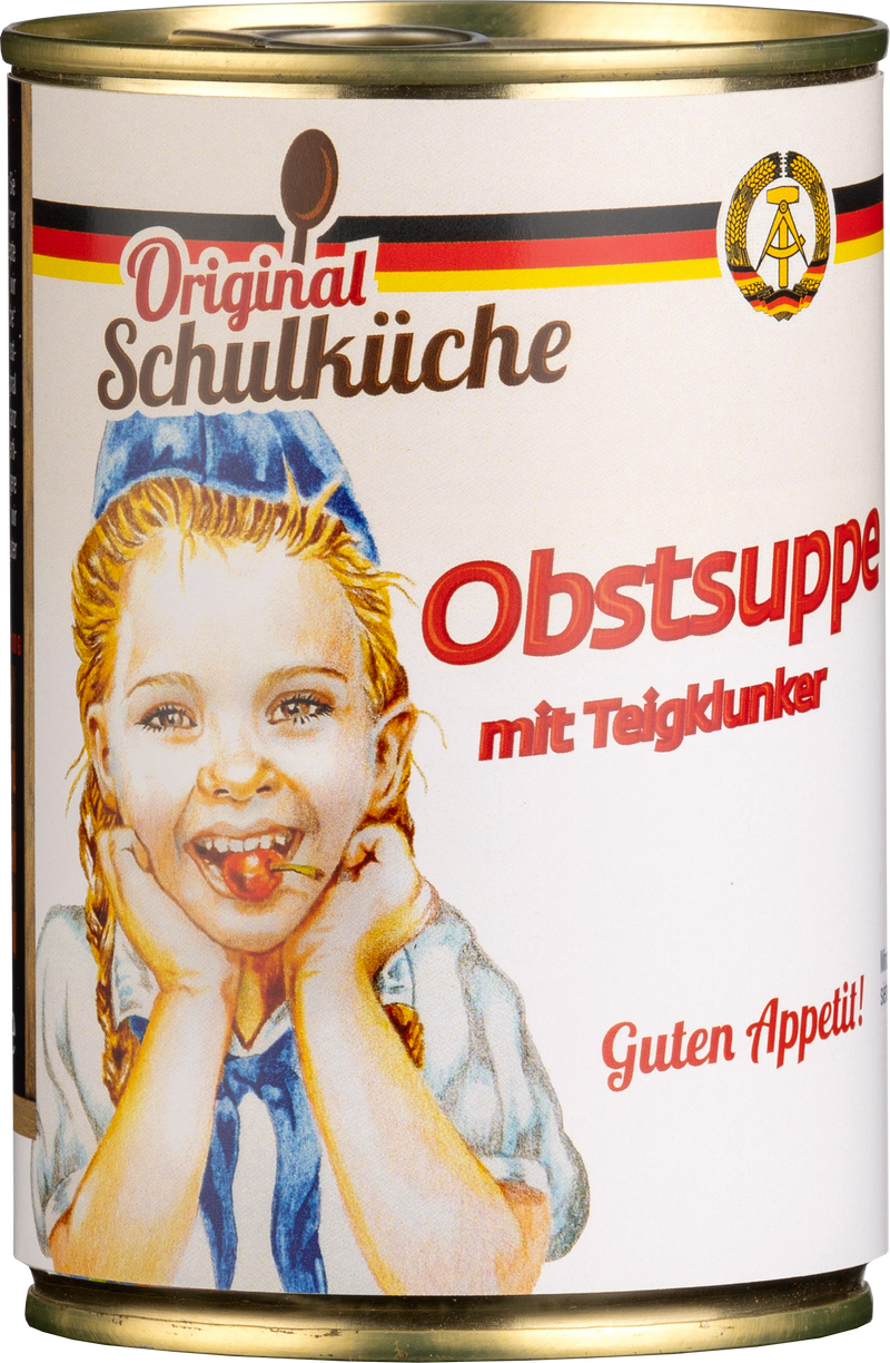 Original Schulküche Obstsuppe mit Teigklunker 400g