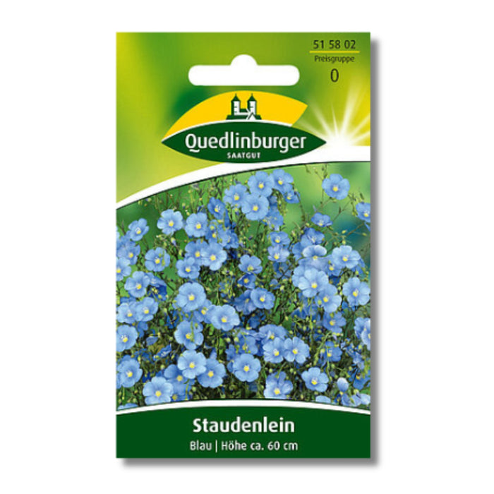 5x Quedlinburger Saatgut (Staudenlein Blau)