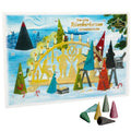 Original Crottendorfer Räucherkerzen Adventskalender 2026 – Querformat mit 24 Düften, 24 Stück