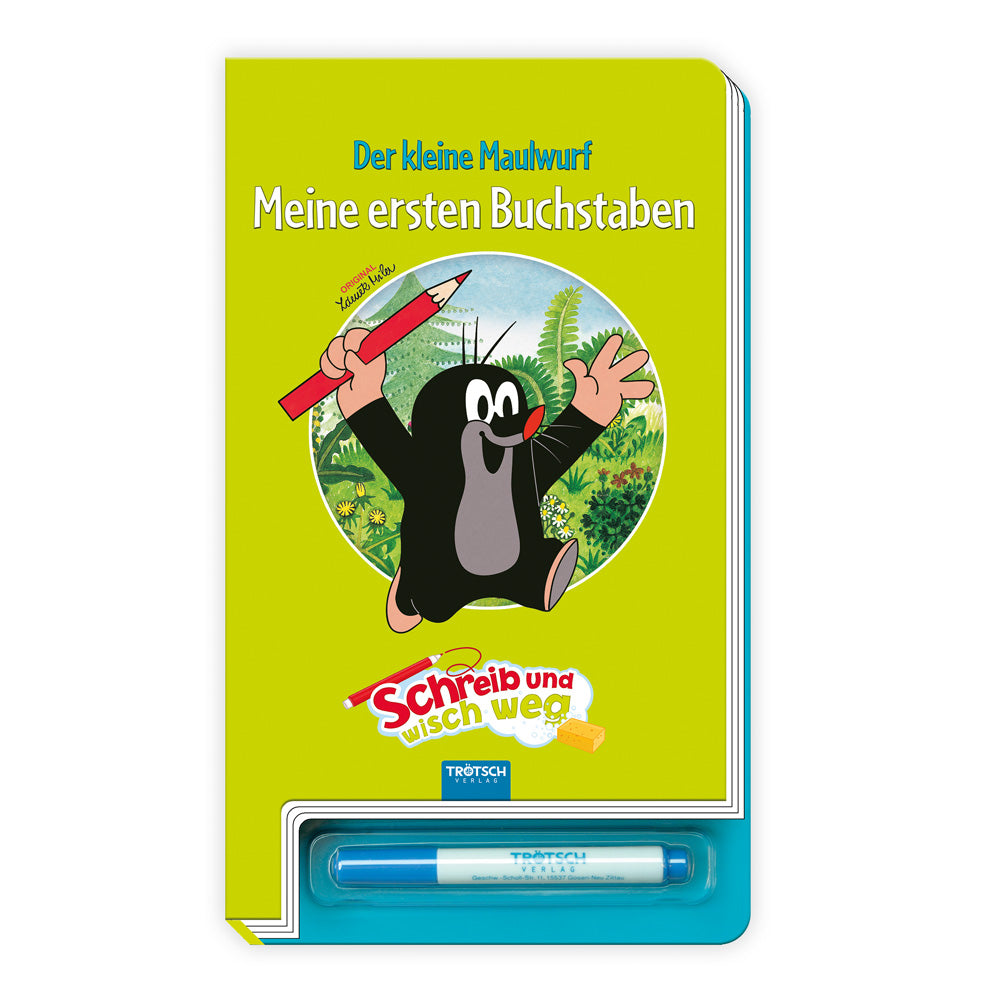 Schreib-Wisch-Weg-Buchstaben-Maulwurf