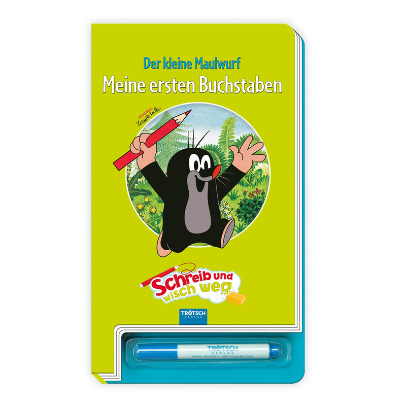 Schreib-Wisch-Weg-Buchstaben-Maulwurf