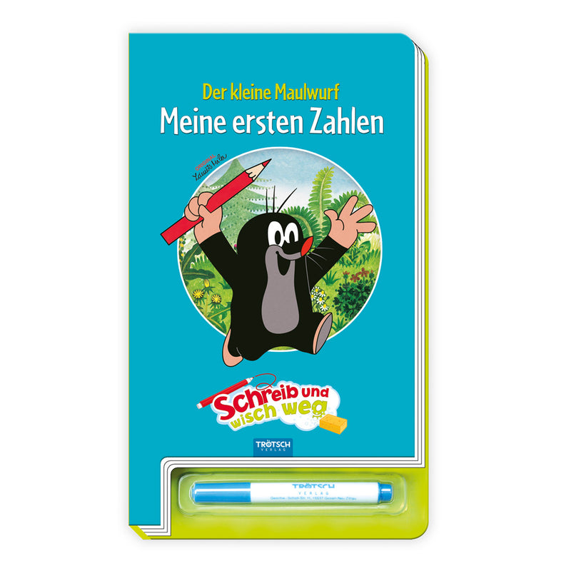 Schreib-Wisch-Weg-Zahlen-Maulwurf
