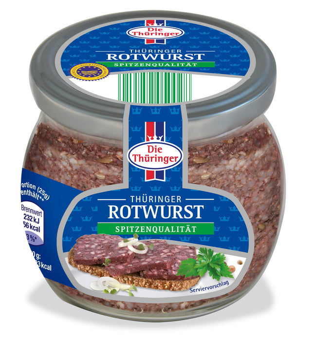 Die Thüringer Rotwurst im Glas 130g
