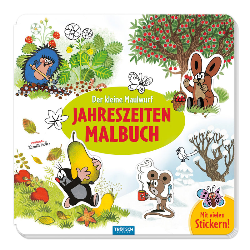 Jahreszeiten-Malbuch