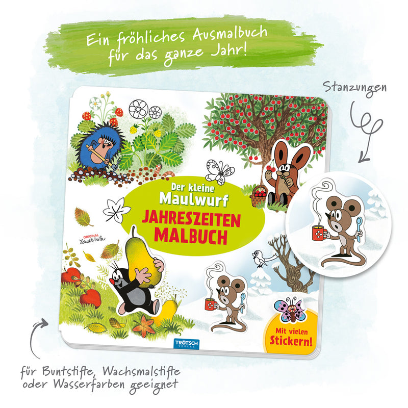 Jahreszeiten-Malbuch