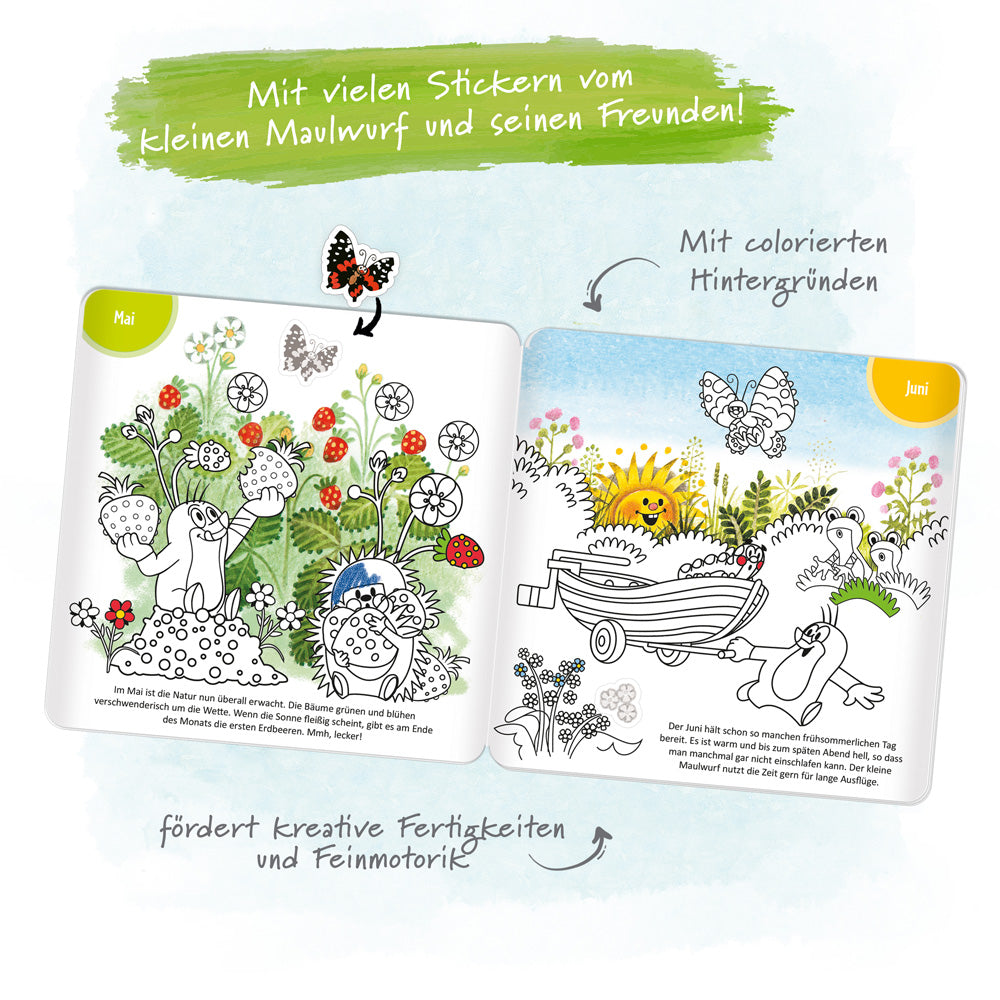Jahreszeiten-Malbuch