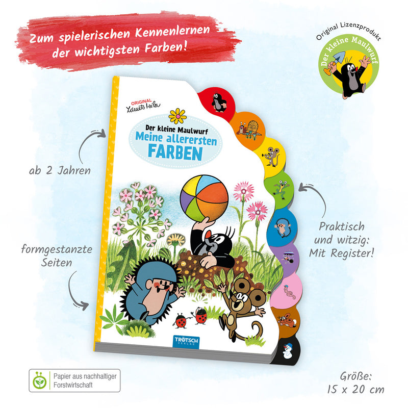 Registerbuch-Farben-Maulwurf