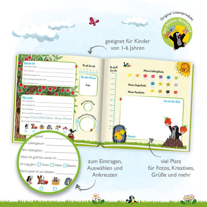 Kindergarten-Album-Maulwurf