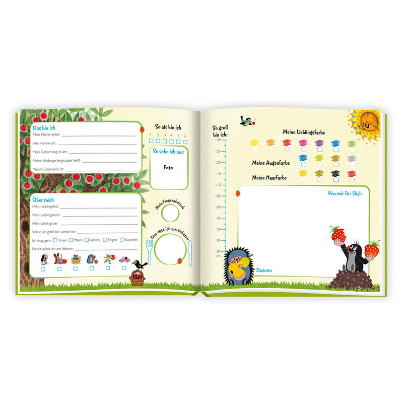 Kindergarten-Album-Maulwurf