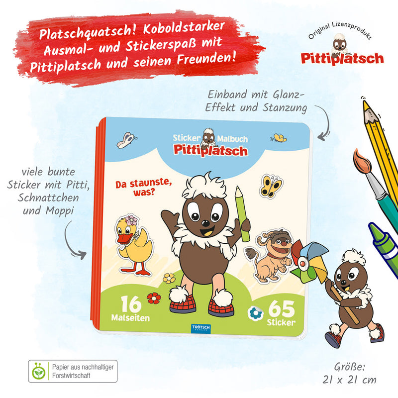 Stickermalbuch-Pittiplatsch