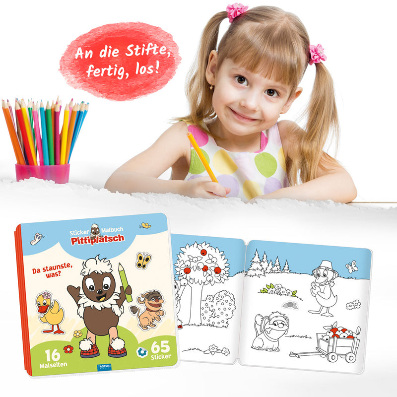 Stickermalbuch-Pittiplatsch