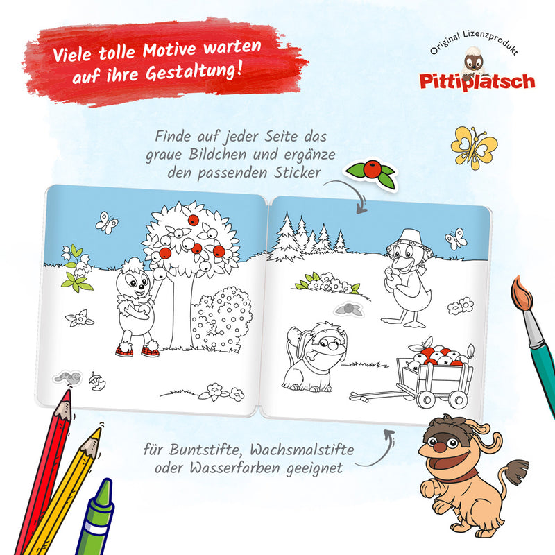 Stickermalbuch-Pittiplatsch