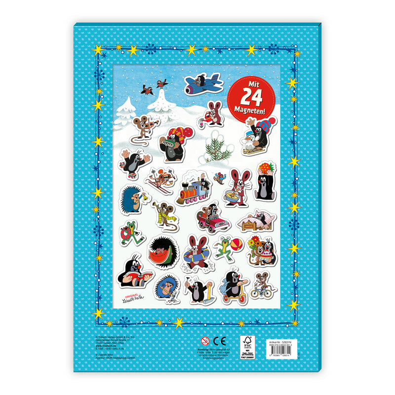 Der kleine Maulwurf Magnet-Adventskalender – 24 magnetische Überraschungen
