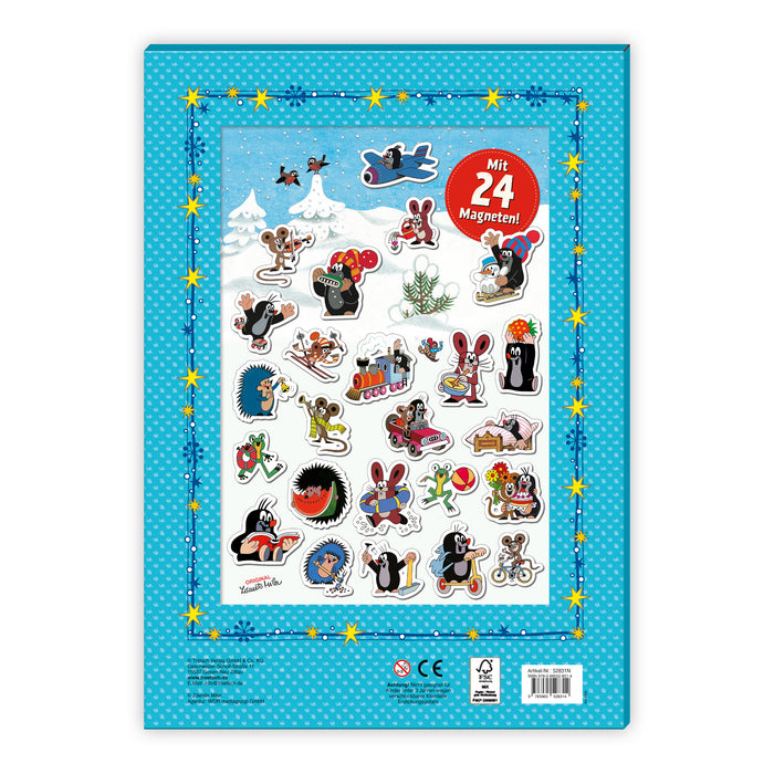 Der kleine Maulwurf Magnet-Adventskalender – 24 magnetische Überraschungen