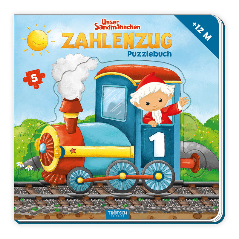 Puzzlebuch-Zahlenzug-Sandmann