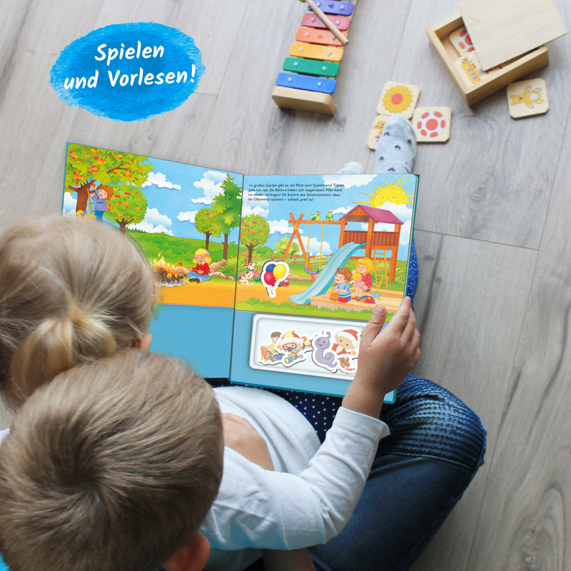 Magnet-Spielbuch-Sandmann