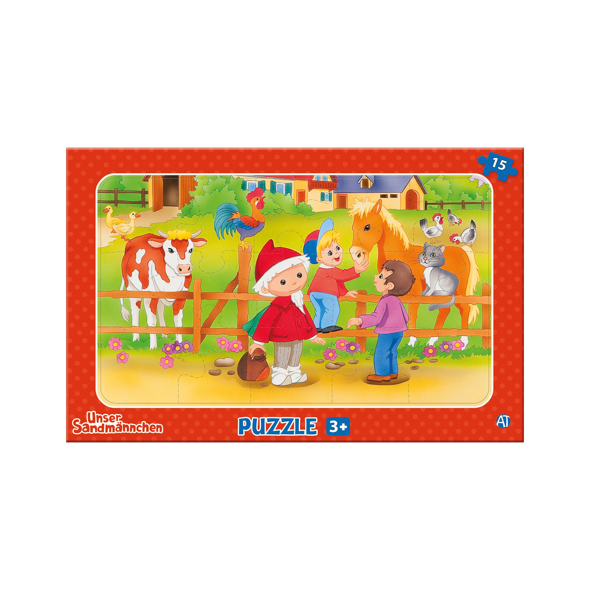 Rahmenpuzzle-Sandmann