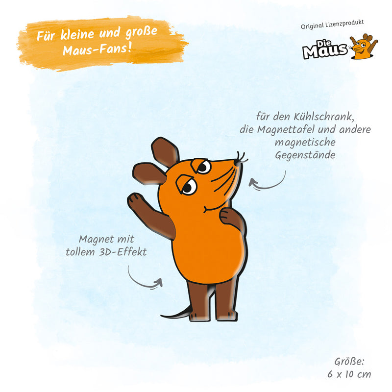 Die-Maus-3D-Magnet-Maus-winkt