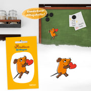 Die-Maus-3D-Magnet-mit-Herz