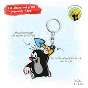 3-D-Schlusselanhanger-Maulwurf-Schaufel