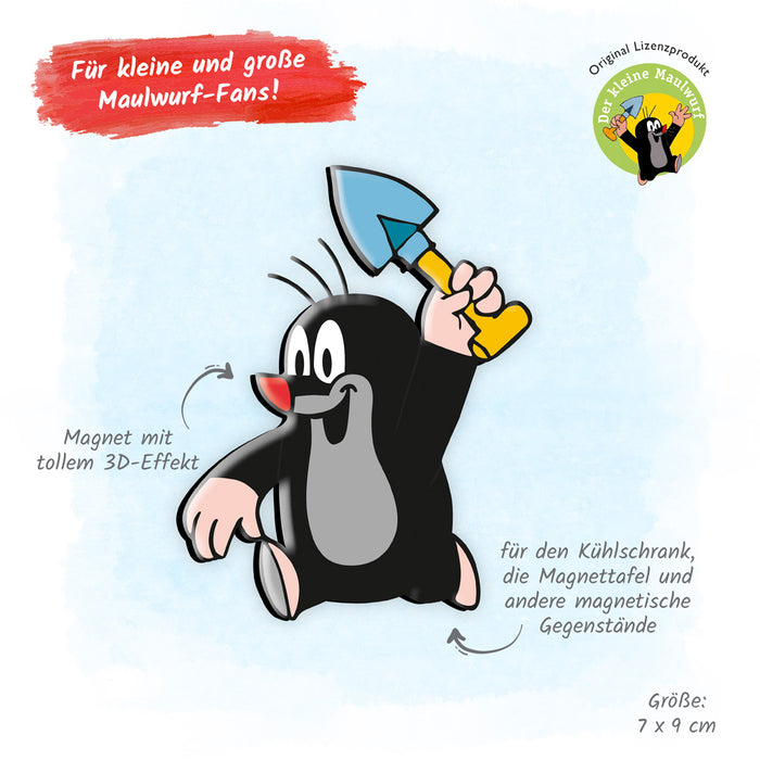 3-D-Magnet-Maulwurf-Schaufel