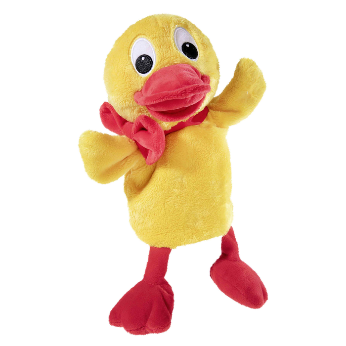 Schnatterinchen Handpuppe 28 cm – Das liebenswerte Entchen aus dem Sandmännchen I HEUNEC