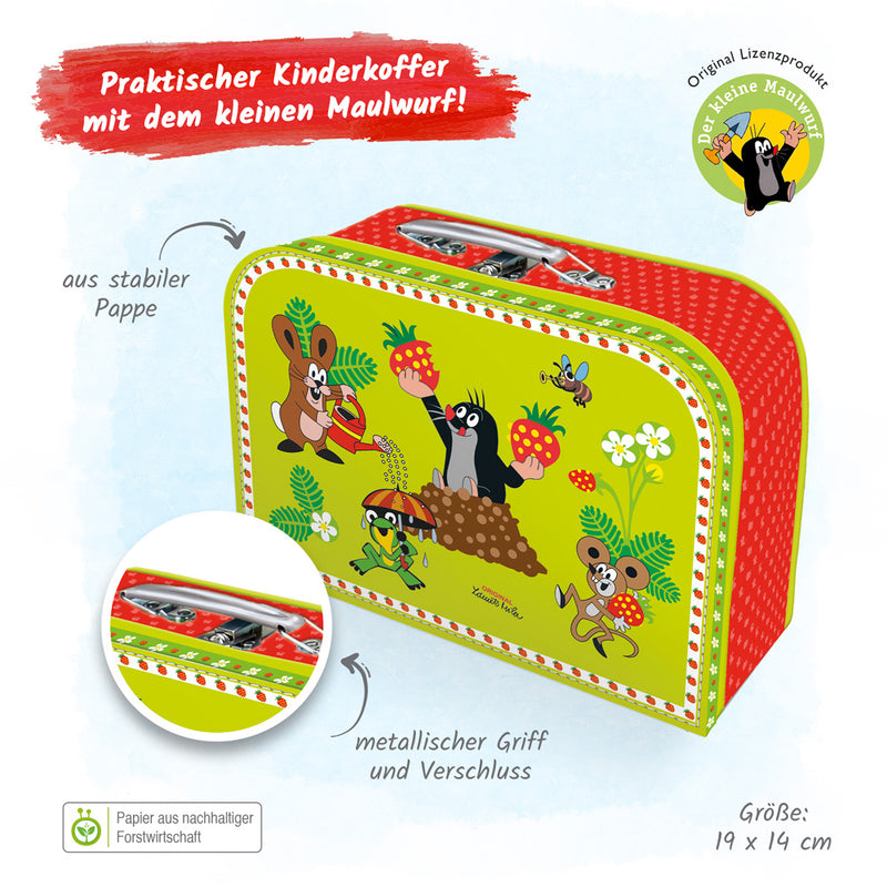 Kinderkoffer-kleiner-Maulwurf-Erdbeere