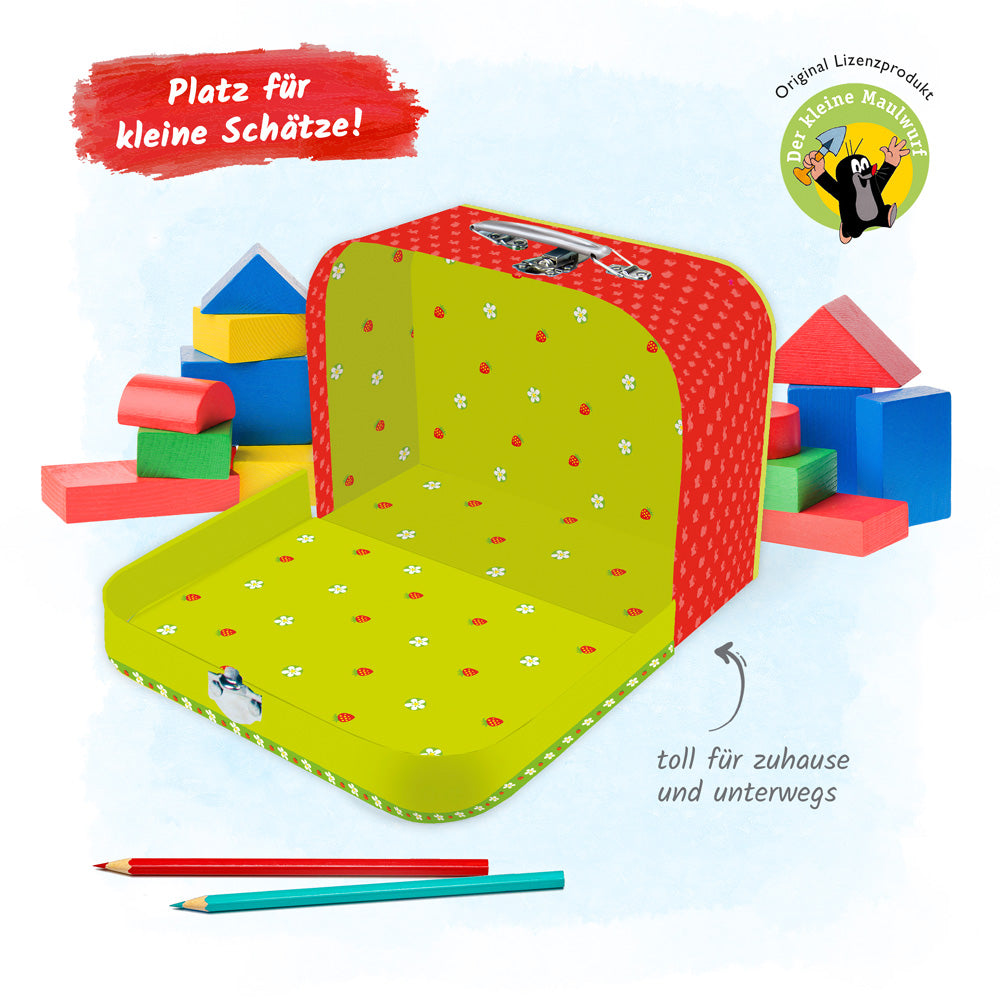 Kinderkoffer-kleiner-Maulwurf-Erdbeere