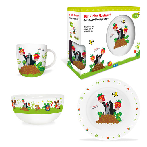 3tlg-Porzellan-Maulwurf-Erdbee