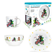 3tlg-Porzellan-Maulwurf-Motorr