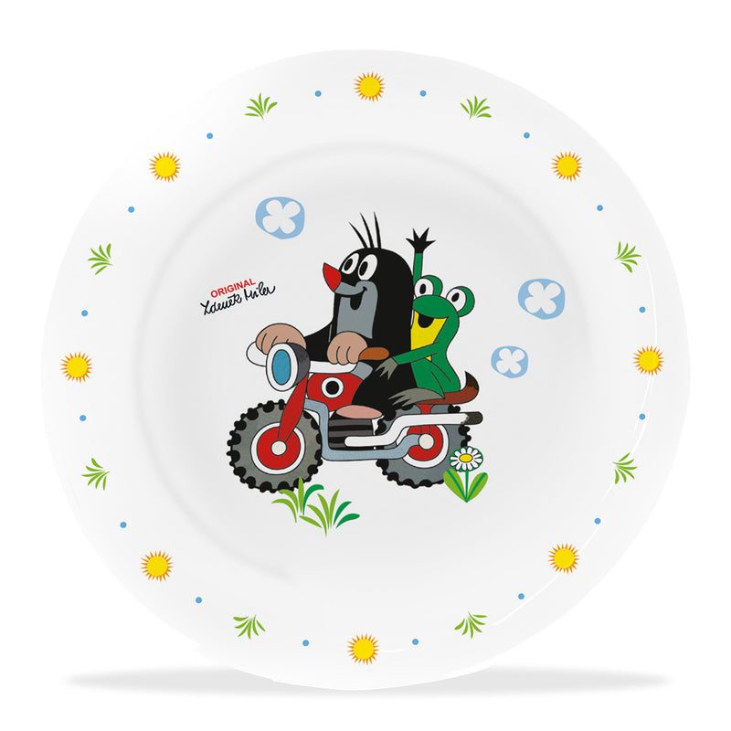 3tlg-Porzellan-Maulwurf-Motorr