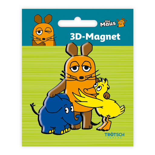 3-D-Magnet-Maus-und-Freunde