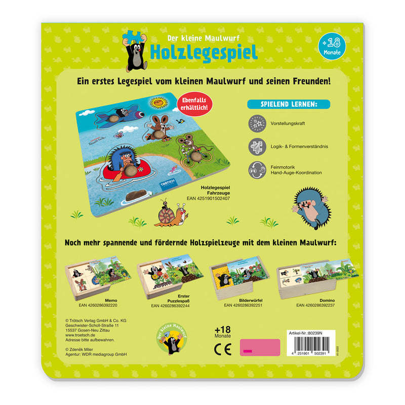 Legespiel-Musikanten-Maulwurf