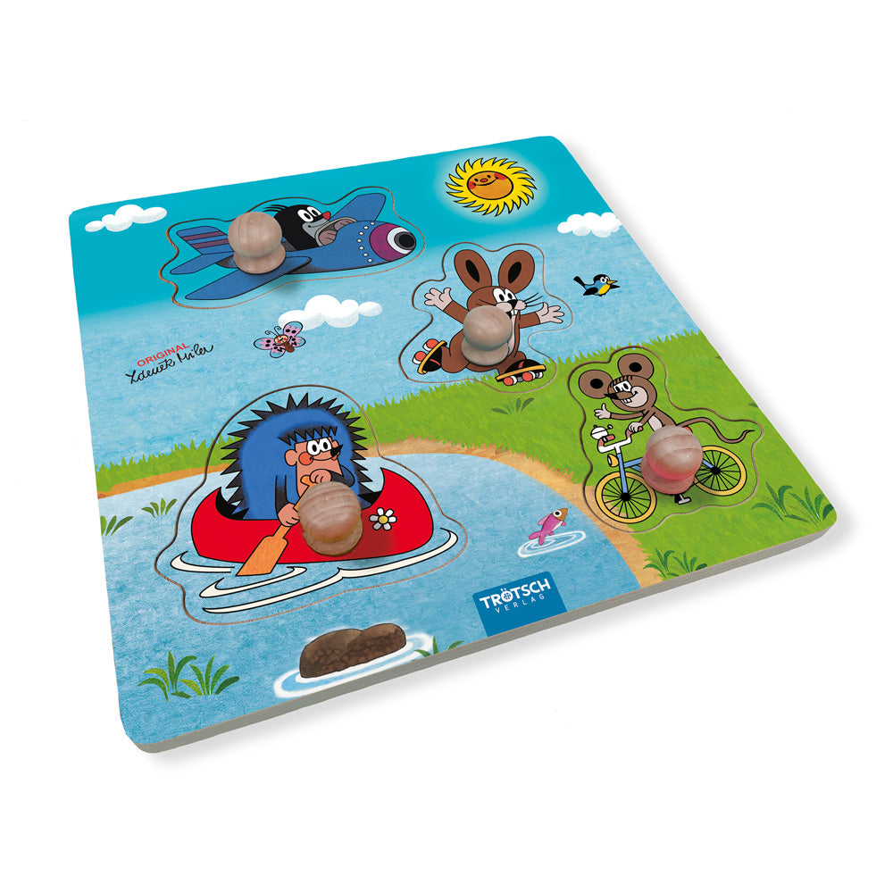 Legespiel-Fahrzeuge-Maulwurf