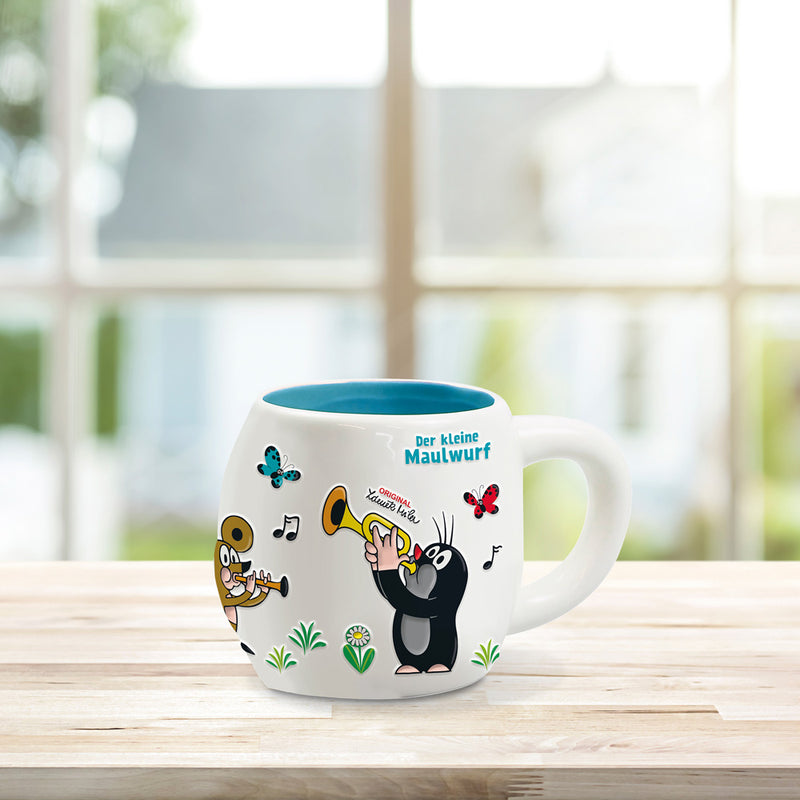 3D-Tasse-Musik-Maulwurf